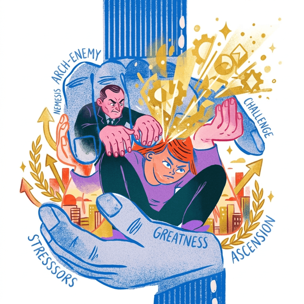 An Editorial Illustration Made with Help from Gemini from the inspiration of IMF illusration on Gender crusade.